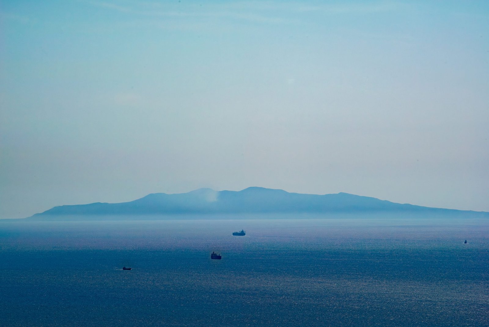 Insel Oshima vom Festland (Präfektur Chiba)